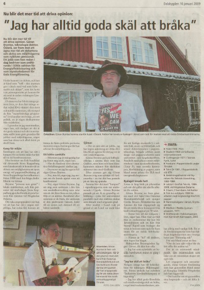  Jag har alltid goda skäl att bråka (intervju av Göran Bryntse)