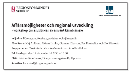 Uppsala 14 dec. 2007